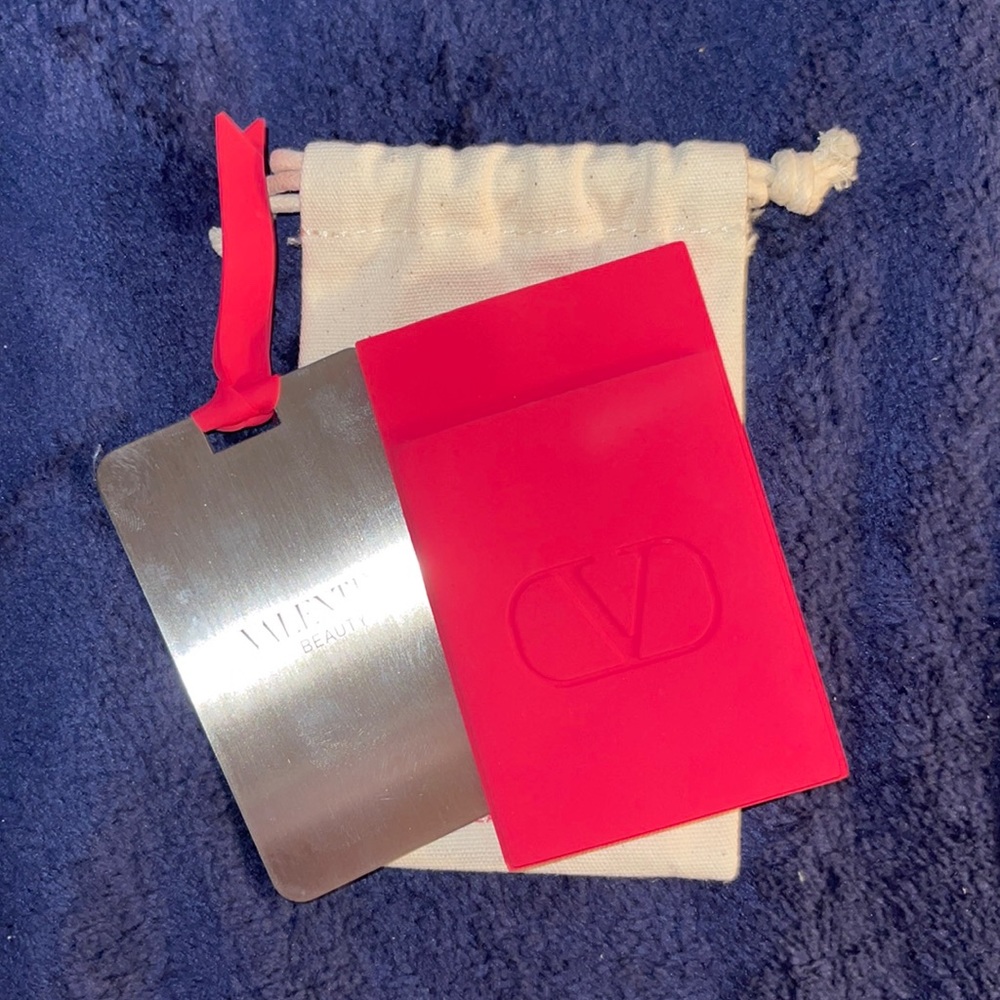 Valentino mirror and phone card holder